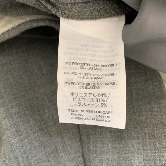 J Crew Gray Trousers Career Pants 00 - Picture 12 of 12